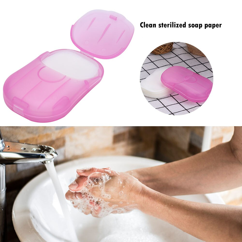 Mini Anti-Bacterial Soap Paper