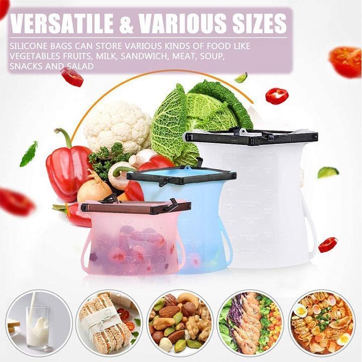 Siliplast™ - Reusable Food Storage Bags