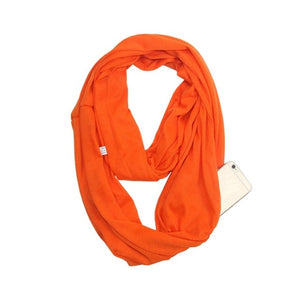 Winter Infinity Scarf With Hidden Pockets