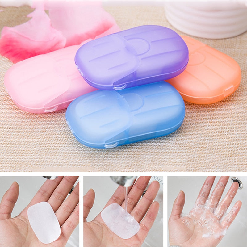 Mini Anti-Bacterial Soap Paper