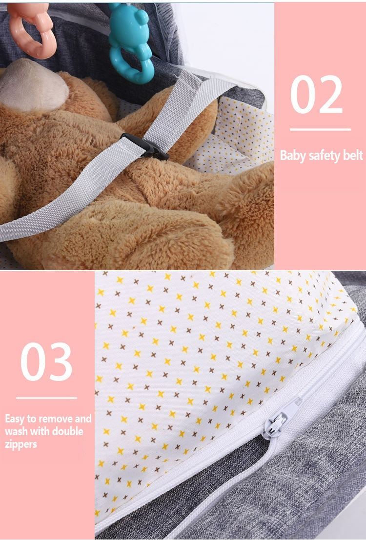 Bedbud™ - 3-In-1 Portable Baby Bed