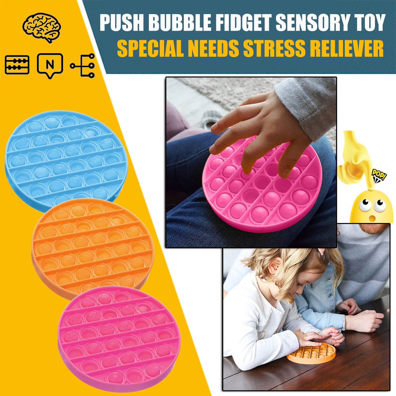 Poptop™ - Kids Squishy Pop Game