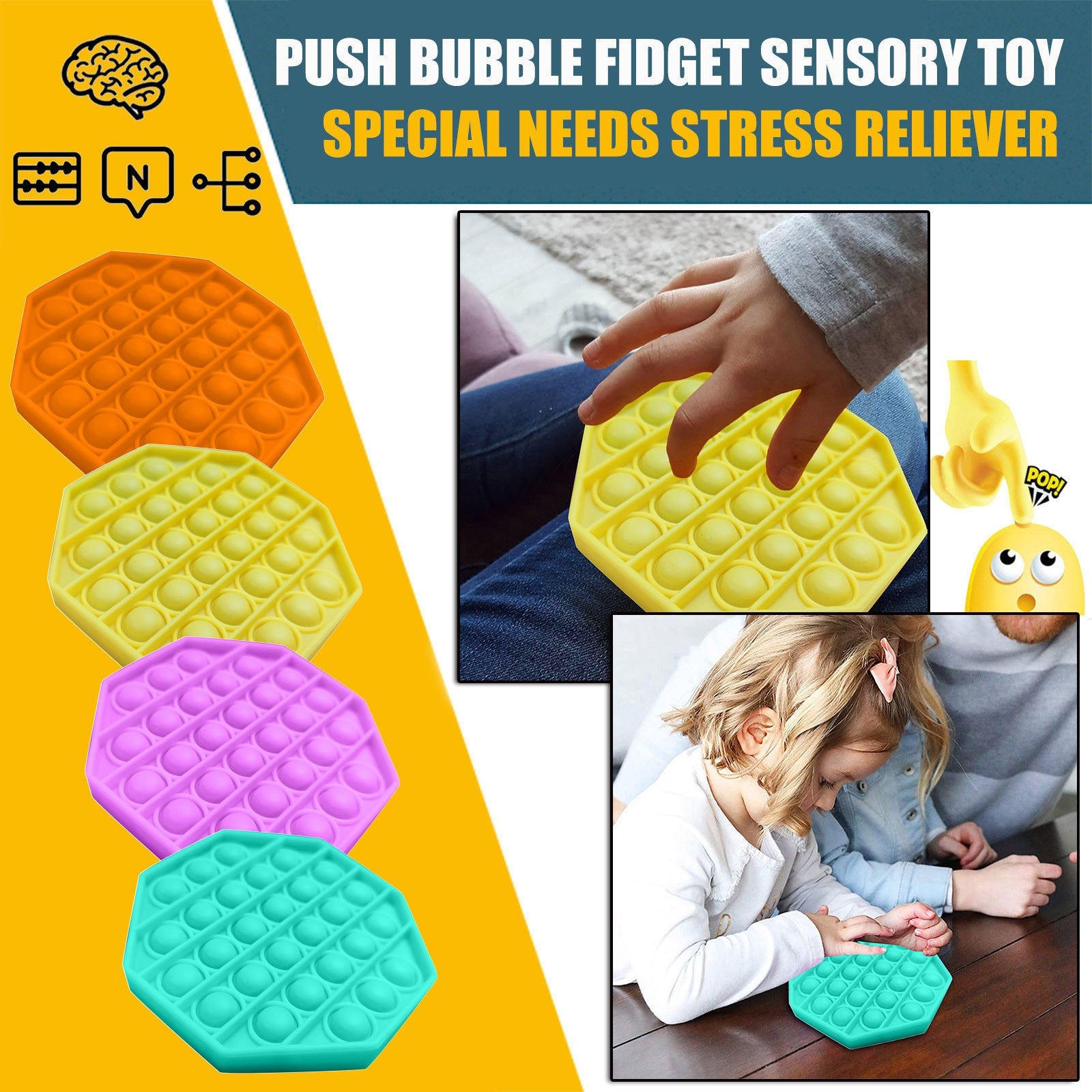 Poptop™ - Kids Squishy Pop Game